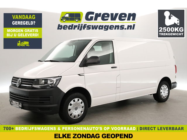 Volkswagen Transporter - 2.0 TDI L2H1 | Euro6 | Aut. | Airco | Cruise | 3-Zits | Trekh. | Parkeersens. | Stoelverw.