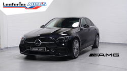 Mercedes-Benz C-Klasse - 180 AMG Line AMG-pakket ECC ACC DAB PDC v+a 1e eigenaar NAP apple-carplay digitale-cockpit camera  verkeersborden herkenning 19"LMV stoelverwarming Full-map navi