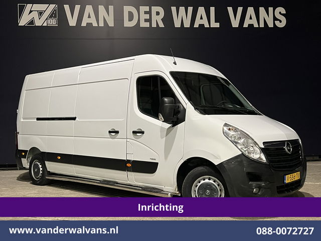 Opel Movano - 2.3 CDTI L3H2 Post NL inrichting Euro6 Airco | Camera | Navigatie | Cruisecontrol Sidebars, Doorloopdeur, Schappen, 270 graden achterdeuren