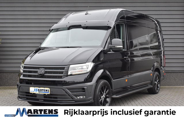 Volkswagen Crafter - 30 2.0 TDI 140pk DSG L3H3 Exclusive Black Style Facelift BPM vrij! Trekhaak Camera Led Zonneklep Sidesteps Navigatie