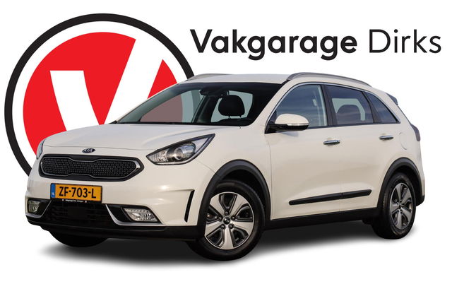 Kia Niro - 1.6 GDi Hybrid DynamicPlusLine ✅ Leder ✅ ACC ✅ Stuurverwarming