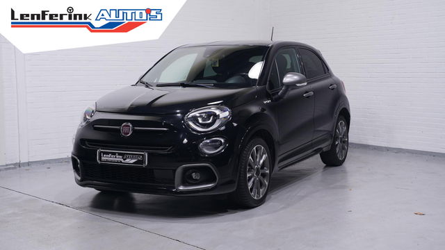 Fiat 500X - 1.3 GSE Sport ACC PDC v+a NAP DAB Navigatie Apple-carplay keyless entry en start  Pack-safety Pack-tech  Sportpakket Camera Private-glas climate-controle schakelflippers 18"LMV lederen bekleding