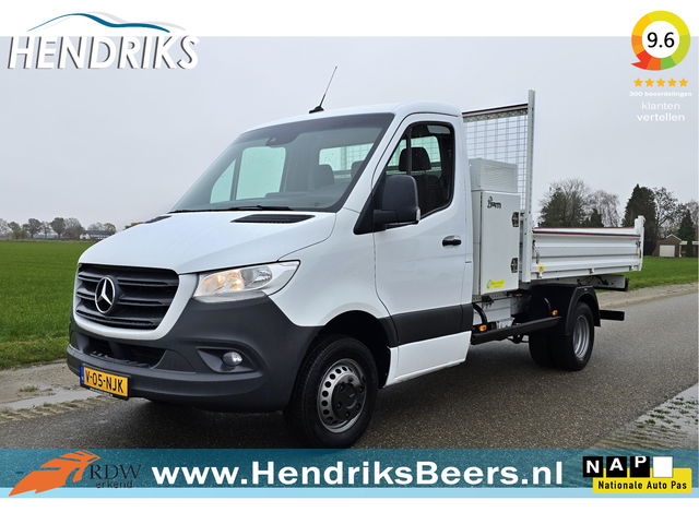 Mercedes-Benz Sprinter - 516 CDI L2 - Kieper - 160 Pk - Euro 6 - 3500 kg - Navi - Airco - Cruise Control - AppleCarplay AndroidAuto - Kipper