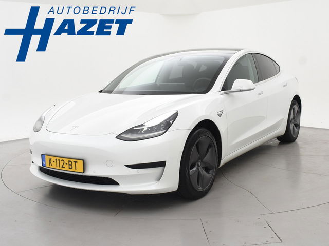 Tesla Model 3 - 60 kWh RWD *BTW* + LEDER | AUTOPILOT | PANORAMA | 3 CAMERA'S | PRIVACY GLASS