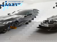BMW 5 Serie - 518D M-SPORT SEDAN + NAPPA LEDEREN COMFORTZETELS | TREKHAAK | H/K | HEAD-UP | SFEERVERLICHTING