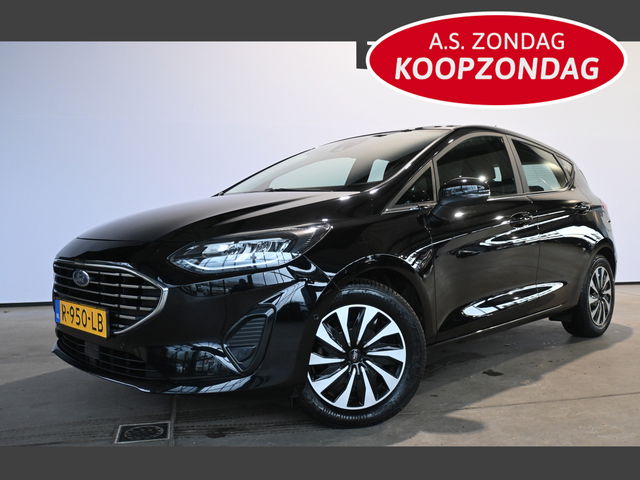 Ford Fiesta - 1.0 EcoBoost Hybrid Titanium Navigatie Carplay LED 1e Eigenaar Rijklaarprijs Inruil Mogelijk!