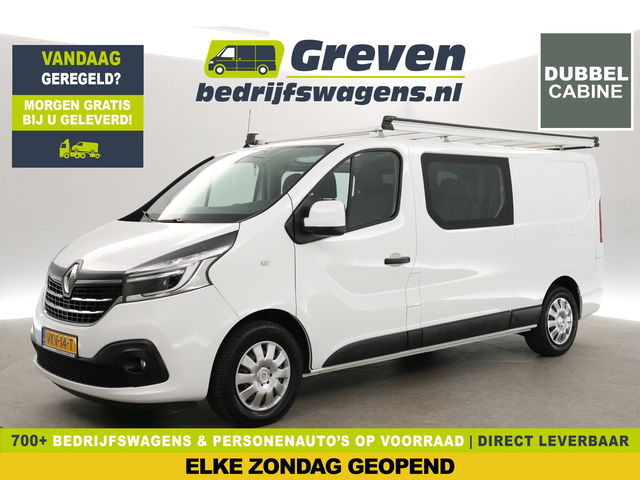 Renault Trafic - 2.0 dCi T29 L2H1 | Euro6 | DC | 6-Zits | Airco | Cruise | Navi | Trekh. | Imperiaal | Parkeersens.