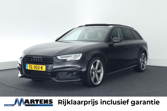 Audi A4 - Avant 2.0 TFSI 190pk MHEV Sport S line Black Edition Panoramadak Leder Virtual Cockpit Stoelverwarming Camera ACC