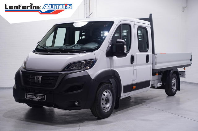 Fiat Ducato - 2.2 Mjet 140 pk Dubbel Cabine 7p Pick Up / Open Laadbak Airco, Cruise Control, LxBxH 330x202x40 cm, Nieuw