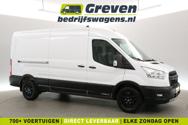 Ford Transit - 350 2.0 TDCI Trail 170PK L3H2 | 2800KG Trekgew. | Trekh. | Airco | Adap. Cruise | 3 Zits | Camera | Carplay | Stoelverw.