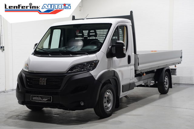 Fiat Ducato - 2.2 MJet 140 pk L4 Pick Up / Open Laadbak va 429,- p/mnd, Airco, Cruise Control, 3-Zits, LxBxH 420x202x40 cm Nieuw