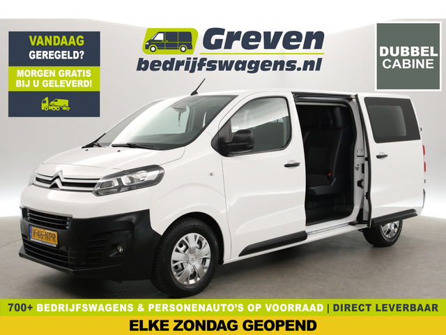 Citroën Jumpy - 2.0 BlueHDI 145PK L3H1 | Euro6 | DC | 6-Zits | Airco | Cruise | Carplay | 2xSchuifdeur