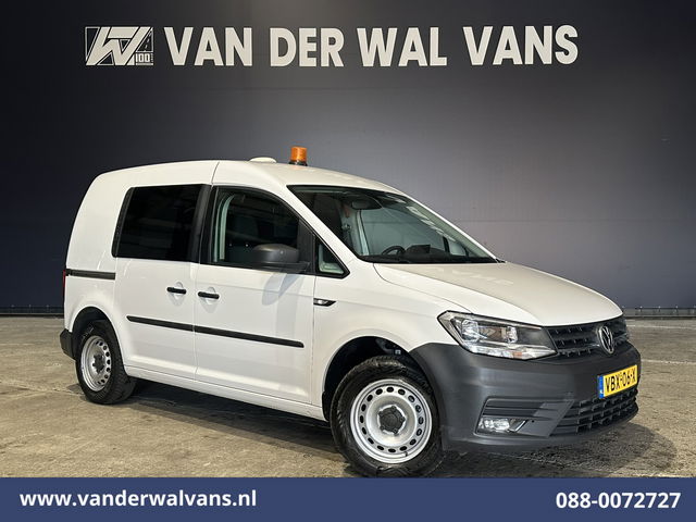 Volkswagen Caddy - 2.0 TDI L1H1 Euro6 Airco | Camera | Cruisecontrol | Trekhaak Verwarmde Voorruit, Zijdeur, Parkeersensoren