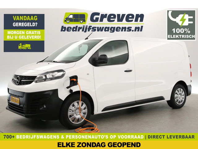 Opel Vivaro-e - L2H1 Edition 75 kWh | SOH 91% | Snelladen | Airco | Camera | Cruise | Carplay | 3-Zits | Navi
