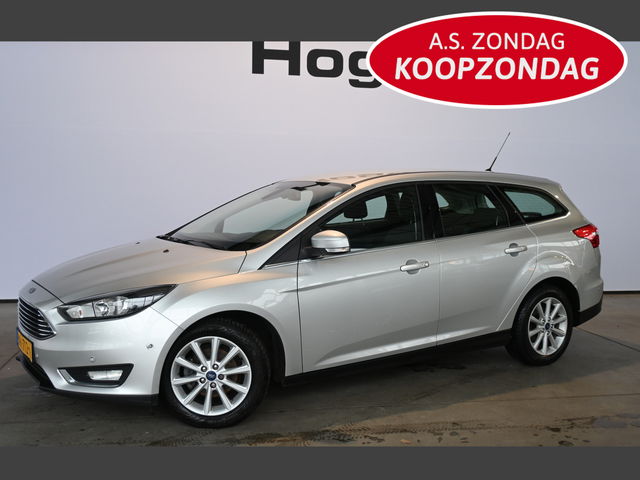 Ford Focus - Wagon 1.0 Titanium Clima Navigatie LED Goed Onderhouden! Inruil Mogelijk!