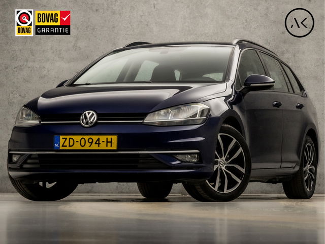 Volkswagen Golf - Variant 1.0 TSI Sportline 116Pk Automaat (GROOT NAVI, APPLE CARPLAY, CLIMATE, ADAPT. CRUISE, LM VELGEN, NIEUWE APK, NIEUWSTAAT)