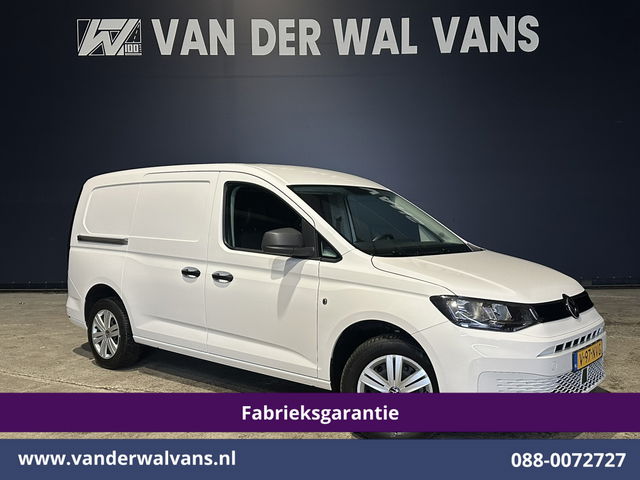 Volkswagen Caddy - Cargo Maxi 2.0 TDI 102pk L2H1 Fabrieksgarantie Euro6 Airco | Camera | Apple Carplay | Bumper in de kleur Android Auto, Zijdeur, 1500kg trekvermogen