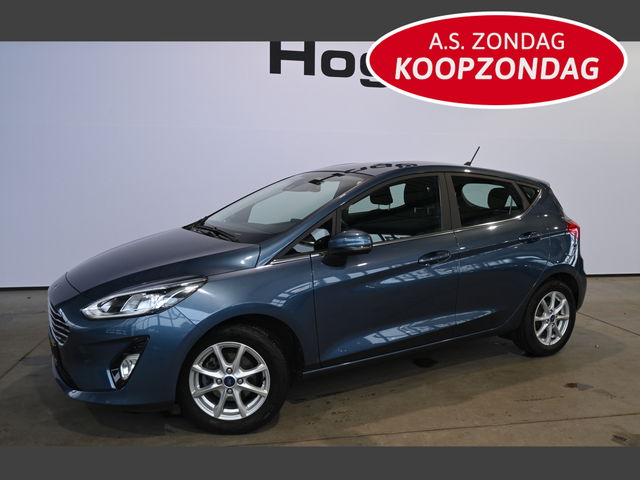 Ford Fiesta - 1.0 EcoBoost Titanium Automaat Clima Navigatie LED Carplay Rijklaarprijs Inruil Mogelijk!