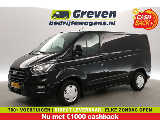 Ford Transit Custom - 2.0 TDCI L1H1 | Euro6 | Airco | Cruise | 3-Zits | Trekhaak | Parkeersens.