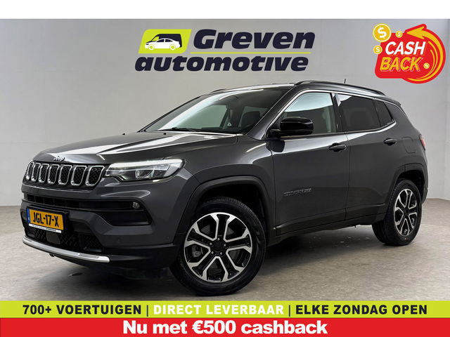 Jeep Compass - 4xe 190 Plug-in Hybrid Electric Limited | SOH: 85% | Virtual | LED | Carplay | Camera | Adaptive Cruise | Parkeersens.