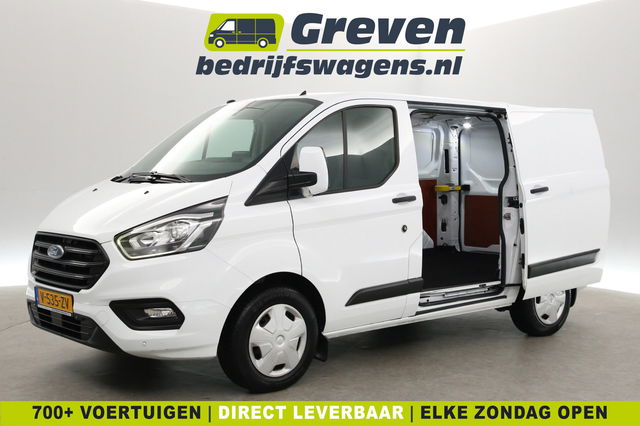 Ford Transit Custom - 2.0 TDCI L1H1 | Euro6 | Airco | Cruise | 3-Zits | 2xSchuifdeur | Trekh. | Parkeersens.