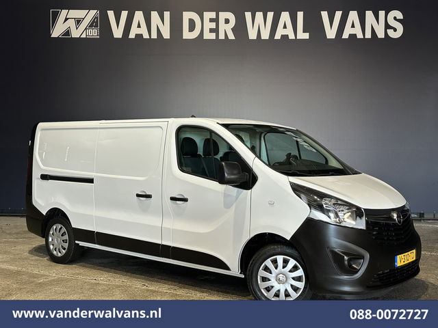 Opel Vivaro - 1.6 CDTI 126pk L2H1 Euro6 Airco | Navigatie | LED | Cruisecontrol | Trekhaak Parkeersensoren, Bijrijdersbank