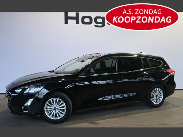 Ford Focus - Wagon 1.0 EcoBoost Hybrid Titanium X Business Navigatie Carplay Stoelverwarming Inruil Mogelijk!
