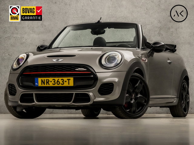 MINI Cooper S Cabrio - 2.0 John Cooper Works Chili 232Pk Automaat (GROOT NAVI, HEAD-UP DISPLAY, HARMAN/KARDON, CAMERA, STOELVERWARMING, KEYLESS, LED KOPLAMPEN, NIEUWSTAAT)