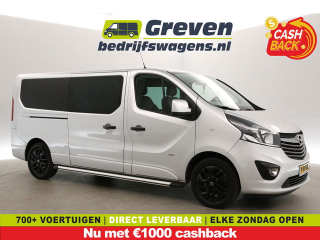 Opel Vivaro - 1.6 CDTI Sport 146PK L2H1 | Dubbele Cabine | Euro 6 | Airco | Cruise | Camera | Leder | Stoelverw. | 2xSchuifdeur