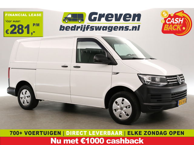 Volkswagen Transporter - 2.0 TSI 150PK L1H1 | Euro6 | Benzine | 3-Zits | Trekh. | Parkeersens.
