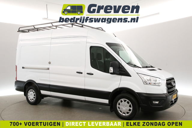 Ford Transit - 2.0 TDCI L3H3 | Euro6 | Airco | Cruise | 3-Zits | Trekh. | Parkeersens. | 2xSchuifdeur | Imperiaal