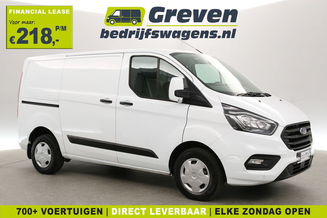 Ford Transit Custom - 2.0 TDCI L1H1 | Euro6 | Airco | Cruise | 3-Zits | Parkeersens. | Stoelverw. | Trekhaak