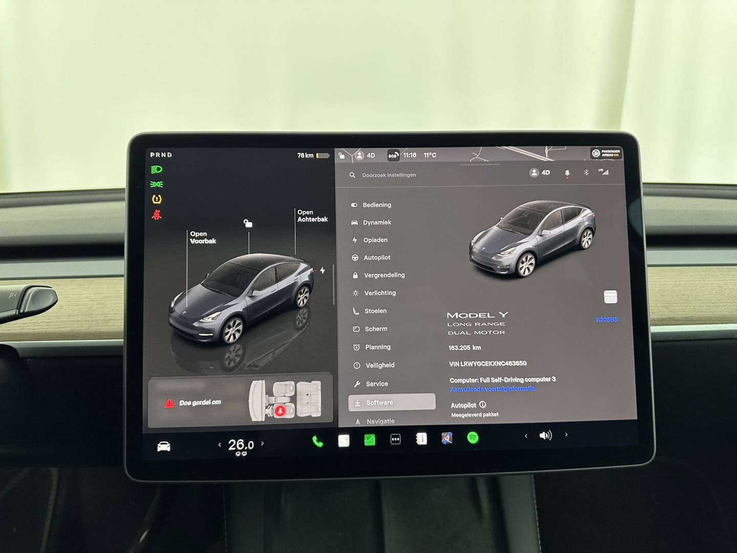 Tesla Model Y Long Range AWD 75 kWh [ 3-Fase-11kW ] {SOH-87%} (INCL-BTW) Aut. *PANO | AUTO-PILOT | LEATHER | NAVI-FULLMAP | MATRIX-LED | KEYLESS | CAMERA | DAB+ | HEATED-COMFORTSEATS | PRIVACY-GLASS | TOPVIEW |  19''ALU*