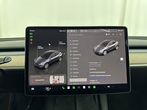 Tesla Model Y Long Range AWD 75 kWh [ 3-Fase-11kW ] {SOH-87%} (INCL-BTW) Aut. *PANO | AUTO-PILOT | LEATHER | NAVI-FULLMAP | MATRIX-LED | KEYLESS | CAMERA | DAB+ | HEATED-COMFORTSEATS | PRIVACY-GLASS | TOPVIEW |  19''ALU*