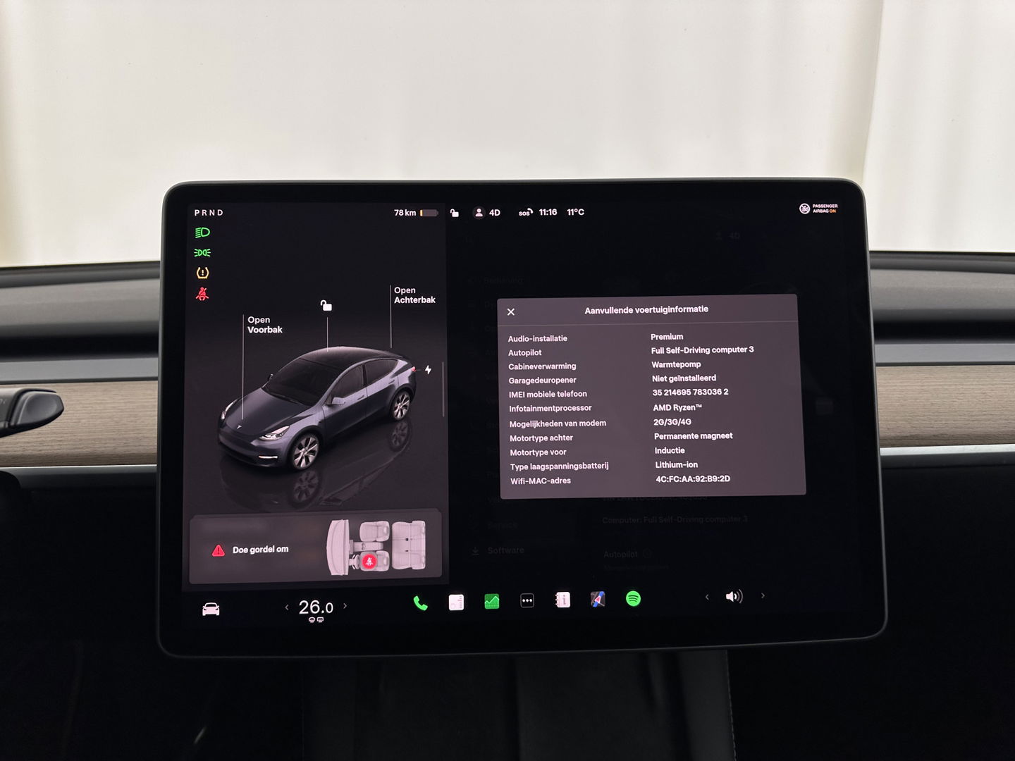 Tesla Model Y Long Range AWD 75 kWh [ 3-Fase-11kW ] {SOH-87%} (INCL-BTW) Aut. *PANO | AUTO-PILOT | LEATHER | NAVI-FULLMAP | MATRIX-LED | KEYLESS | CAMERA | DAB+ | HEATED-COMFORTSEATS | PRIVACY-GLASS | TOPVIEW |  19''ALU*