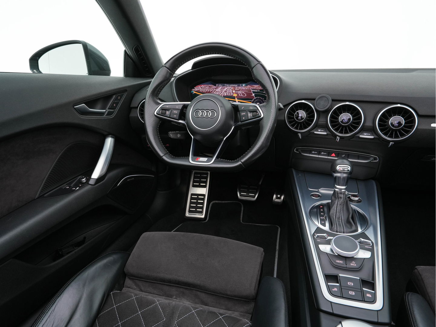 Audi TT Roadster 2.0 TFSI S-Line Pro Line Quattro Aut. *LEATHER-ALCANTARA | FULL-LED | BANG&OLUFSEN-AUDIO | DIGI-COCKPIT | AIR-SCARF | HEATED-SPORTSEATS | NAVI-FULLMAP | DAB+ | KEYLESS | ECC | PDC | 18''ALU*