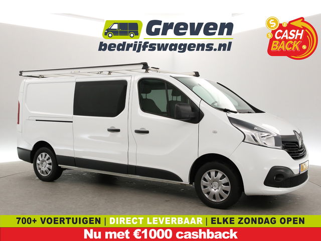 Renault Trafic - 1.6 dCi T29 L2H1 | Euro6 | Dubbele Cabine | Airco | Trekh. | Navigatie | Cruise | Imperiaal | Parkeersens.