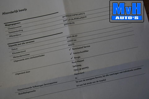 Volkswagen Golf 1.0 eTSI Life|ACC|NAVI|PDC|ORG.NL|LED|VIRTUAL