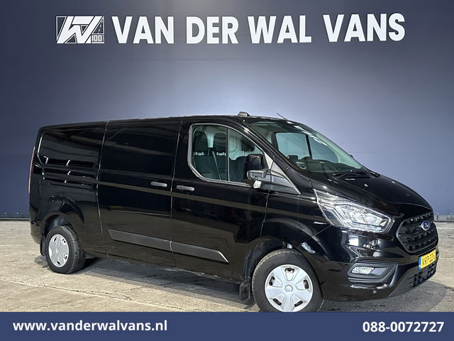 Ford Transit Custom - 2.0 TDCI 131pk L2H1 Euro6 Airco | Navigatie | Apple Carplay | LED | Cruisecontrol | 2800kg Trekhaak Android Auto, Parkeersensoren, Bijrijdersbank