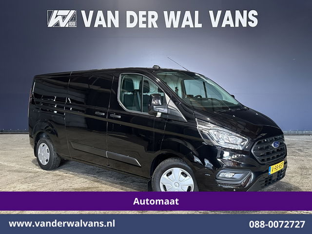 Ford Transit Custom - 2.0 TDCI 131pk Automaat L2H1 Euro6 Airco | Apple Carplay | LED | Cruisecontrol Android Auto, Parkeersensoren, Verwarmde voorruit, Bijrijdersbank