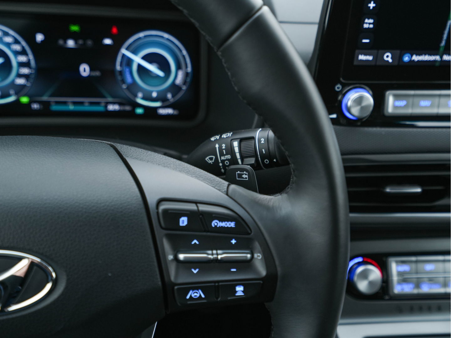 Hyundai KONA EV Fashion 39 kWh [ 3-Fase ] {SOH-100%} (INCL-BTW) Aut.*HEATPUMP | HEAD-UP | NAVI-FULLMAP | DIGI-COCKPIT | FULL-LED | KRELL-AUDIO | LANE-ASSIST | KEYLESS | CAMERA | SHIFT-PADDLES | DAB | ADAPTIVE-CRUISE | COMFORT-SEATS | 17"ALU*