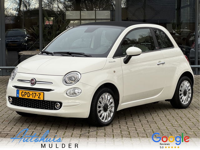 Fiat 500 - 1.0 Hybrid Cabrio Climate control/Cruise/Navi/Leer/LM-Velgen