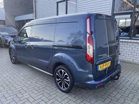 Ford Transit Connect 1.5 EcoBlue L2 Sport automaat / vaste prijs rijklaar € 14.950 ex btw / lease vanaf € 252 / dubbele schuifdeur / blauw metallic / camera / trekhaak / stoelverwarming / euro 6 !