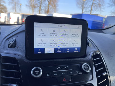 Ford Transit Connect 1.5 EcoBlue L2 Sport automaat / vaste prijs rijklaar € 14.950 ex btw / lease vanaf € 252 / dubbele schuifdeur / blauw metallic / camera / trekhaak / stoelverwarming / euro 6 !