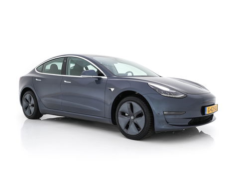 Tesla Model 3 Standard RWD Plus 60 kWh [ 3-Fase-11Kw ] {SOH-88%} (INCL-BTW) Aut. *PANO | AUTO-PILOT | LEATHER | KEYLESS | FULL-LED | MEMORY-PACK | SURROUND-VIEW | DAB | CARPLAY | DIGI-COCKPIT | LANE-ASSIST | COMFORTSEATS | 18"ALU*