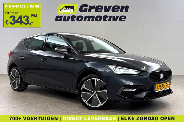 SEAT Leon - 1.4 TSI eHybrid PHEV FR | SOH 89% | 150PK | Sfeer | Virtual | Clima | Cruise | Carplay | Trekh. | Parkeersens.