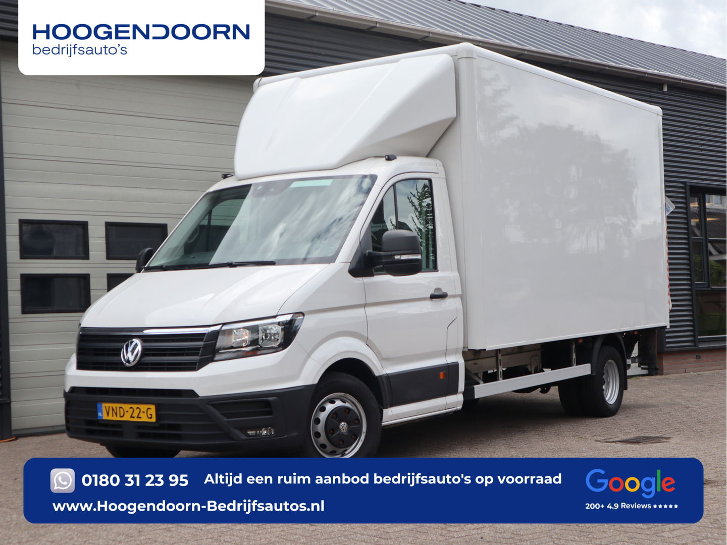 Volkswagen Crafter 50 2.0 TDI 177pk DSG-Automaat - Bakwagen Laadklep Meubelbak