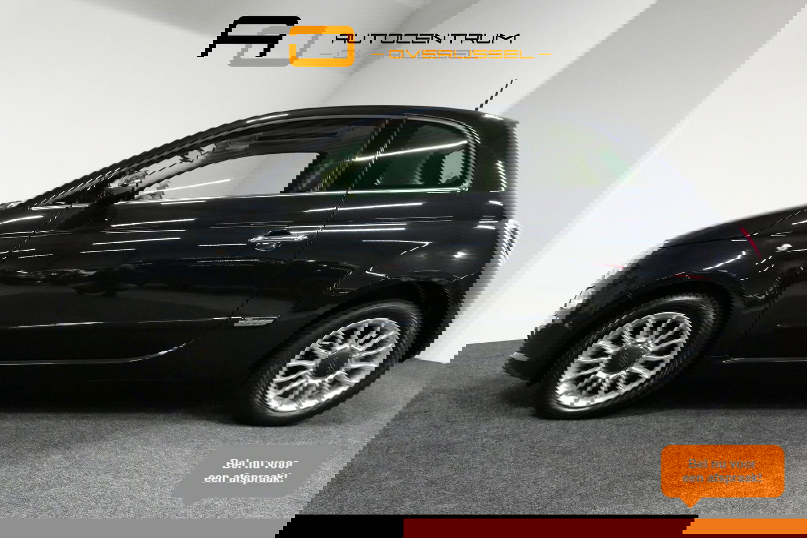 Fiat 500 0.9 TwinAir Turbo Lounge / Orig. Nederlands/ 2e eigenaar / Panoramadak / Climatronic / Parkeersensoren achter / 15'' LMV / Mistlampen / Chroom pakket / Radio / Elektr. bedienbare ramen / Leder stuurwiel