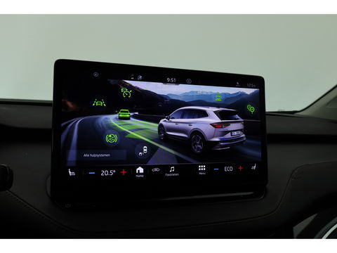 Škoda Enyaq iV 80 First Edition | Leder | Trekhaak | Adapt. Cruise | Camera | Memory seat | Navi | Keyless | CarPlay | Crystal light