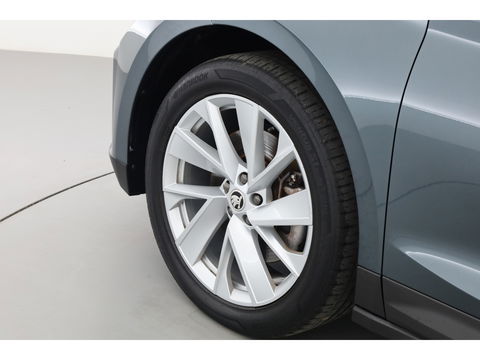 Škoda Enyaq iV 80 First Edition | Leder | Trekhaak | Adapt. Cruise | Camera | Memory seat | Navi | Keyless | CarPlay | Crystal light